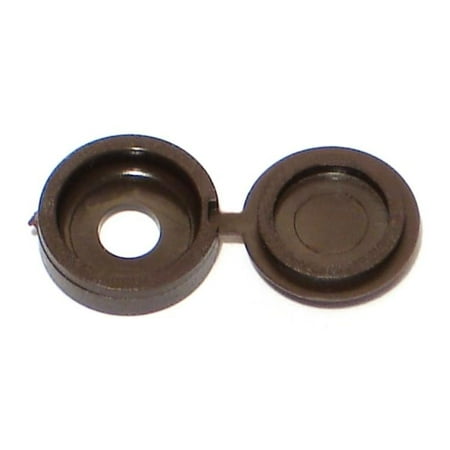 

#4 to #6 Brown Nylon Plastic Screw Covers (20 pcs.)