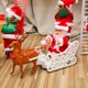 thumbnail image 4 of Navidad juguetes eléctricos felpa Santa decoración divertido Musical Navidad niños regalo (A) Likrtyny Para estrenar, 4 of 9