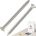 thumbnail image 4 of Tornillos para madera EaseKinder 304 de acero inoxidable #6 x 2 (50 unidades), 4 of 7