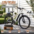 thumbnail image 4 of SISIGAD Electric Bike for Adults(Age 16+), 500W Powerful Motor, 20Mph Max Speed, 48V 15Ah Removable Battery, 27.5 inches Wheel, SGS, 4 of 8