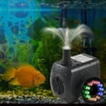 thumbnail image 6 of 16W 800L/H Submersible Fountain Water Pump Fish Tank Water Pump with 12 Colorful LED Lights 260GPH for Aquarium Fish Tank, Pond,Outdoor Fountain, Water Feature, Statuary Gardens, 6 of 8