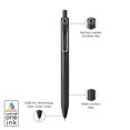 thumbnail image 3 of uniball™ one Retractable Gel Pens, Medium Point (0.7mm), Black Barrels, Black Ink, 3 Pack, 3 of 5