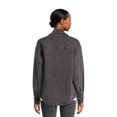 thumbnail image 3 of No Boundaries Juniors' Knit Shacket with Long Sleeves, Sizes XS-XXXL, 3 of 5