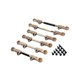 thumbnail image 5 of 6 varillas de enlace de dirección RC, accesorio de varillas ajustables de metal, piezas de vehículos modelo RC, de metal para P73200 P73240 escala Champán, 5 of 8