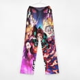 thumbnail image 3 of Demon Slayer Pajama Pants Long Sleep Pants Soft Elastic Waist PJ Bottoms Lounge Pants, 3 of 7