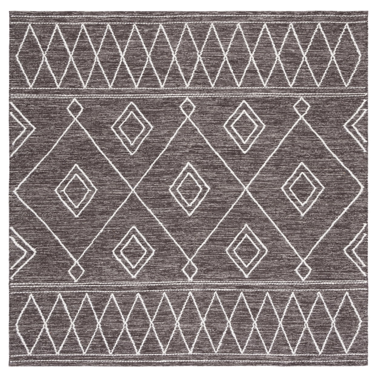 SAFAVIEH Kilim Chloe Tribal Area Rug, Brown/Ivory, 5' x 8'