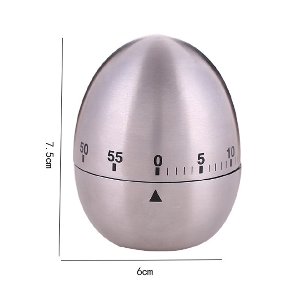 60 Minutes Precise Timer Galvog® Egg Timer Round Black 60 Minutes Precise Timer Galvog® Egg Timer Round Black
