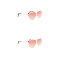 thumbnail image 3 of Qarigey Marco de gafas de sol de corazón único portátil Estilo vintage Gafas en forma de corazón Accesorios de festival para viajar Playa Rojo Rojo 2piezas Qarigey CBP391253, 3 of 6