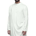 thumbnail image 4 of Atasi Solid Mens Kurta Cowl Drape Rayon Slub Festive Clothing Wear, 4 of 7