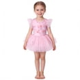 thumbnail image 2 of XXWXYD Girls Ballet Leotard Ruffl𝖾 Sleeveless Tutu Tulle Ballerina Dance Dress Laye𝗋ed Pleated Skirt Laye𝗋ed Tulle Flower Girl Dress, 2 of 4