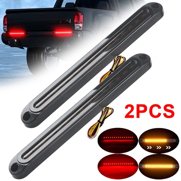 Lámpara trasera LED 12-24V barra freno parada 30LED 120LM para camioneta