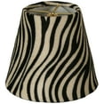 thumbnail image 2 of Royal Designs, Inc. Zebra Print Chandelier Shade CS-961-5-6, Black and White, 3 x 5 x 4.5, Pack of 6, 2 of 2