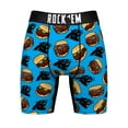 thumbnail image 2 of Men's Rock Em Socks  Blue Carolina Panthers BBQ Pulled Pork Sandwich Boxer Briefs, 2 of 4