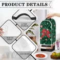 thumbnail image 3 of Yuyamidu Bow Candy Blender Cover, Spiral Candy Kitchen Appliance Decorative Dust Cover with Handle, Compatible with Coffee Maker Juicer Stand Mixer, Green Christmas, 3 of 6