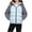 Light Blue, variant on ATOGUTA Girl Puffer Winter Coats Winter Coat School Snow Play Travel Kids Warm Hooded Parka With Bag Light Blue