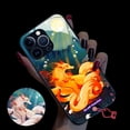 thumbnail image 1 of Funda de teléfono con botón de encendido y apagado para IPhone, carcasa bonita con Flash Led para IPhone 14, 13, 12, 11 Pro, X, XS, Max, XR, 7, 8 Plus, SE, dibujos animados luminosos, Jujutsu Kaisen Fivean unisex, 1 of 2