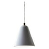 MoDRN 1-Light White Scandinavian Pendant Light