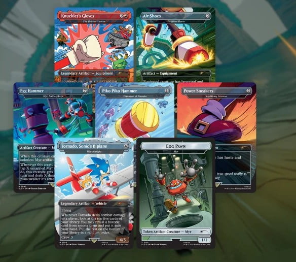Magic the Gathering Secret Lair x Sonic the Hedgehog: Friends