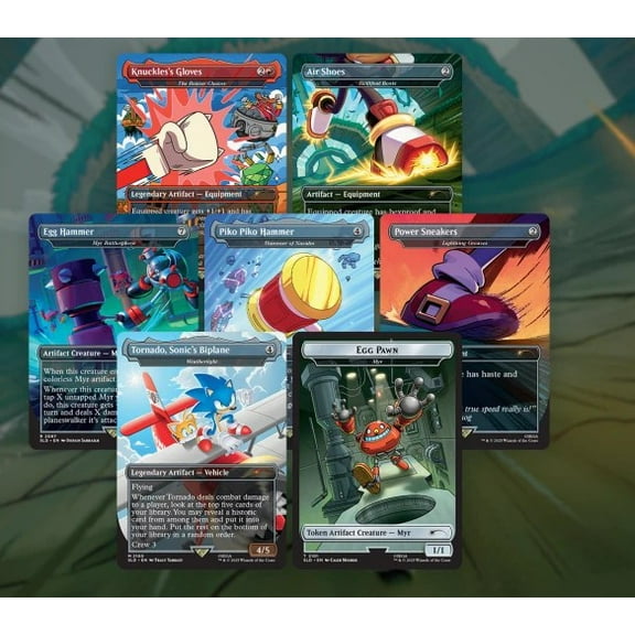 Magic the Gathering Secret Lair x Sonic the Hedgehog: Turbo Gear - Non-Foil Edition