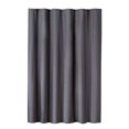 thumbnail image 1 of Cortina de ducha de color sólido grueso, tela de poliéster impermeable, forros de cortina de baño con ganchos, gris oscuro Vogacara HA000440-02B, 1 of 6