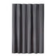thumbnail image 1 of Cortina de ducha de color sólido grueso, tela de poliéster impermeable, forros de cortina de baño con ganchos, gris oscuro Yuarrent HA000440-02B, 1 of 6