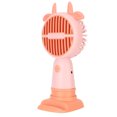 thumbnail image 3 of Ventilador de mano manos libres 7 aspas diseño de pluma biónica ventilador de bolsillo rejilla de seguridad recargable por USB con orificio para cordón para el verano ANGGREK  Otros, 3 of 8