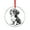 Pattern-5, variant on Crystal Glass Ornament Colorful Whimsical Girl Round Shaped Glass Ornament Colorful Cool Girl Gift Exchange Present Ideas