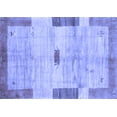 thumbnail image 1 of Ahgly Company Indoor Rectangle Abstract Blue Contemporary Area Rugs, 3' x 5', 1 of 4