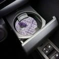 thumbnail image 3 of FMSHPON Purple Lavender Flowers Vintage Wood Grain Set of 2 Car Coaster for Drinks, Absorbent Ceramic Stone Coasters Cup Mat with Cork Base for Home Kitchen Room Coffee Table Bar Decor, 3 of 5
