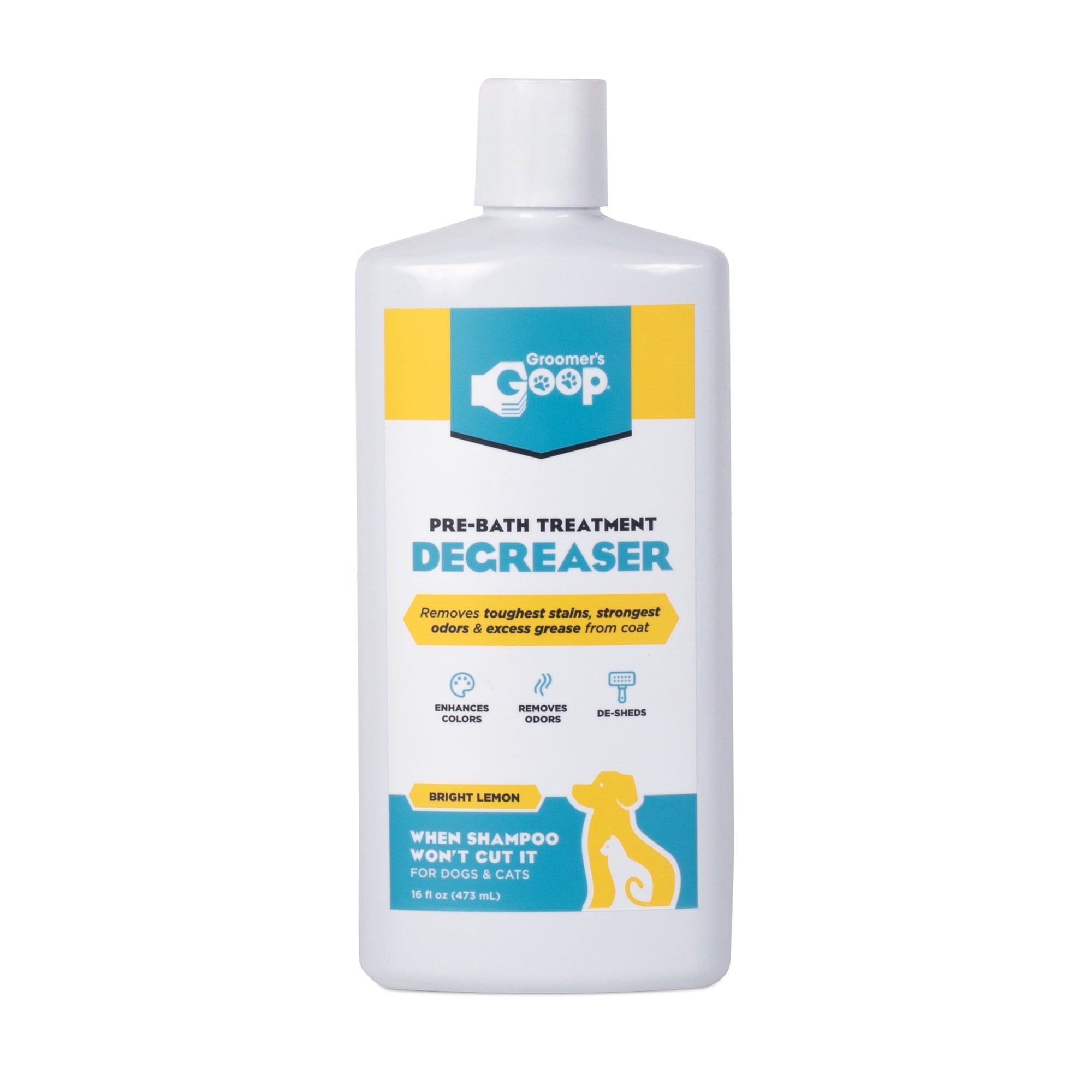 Groomers Goop Liquid for Oily Coats, 16 ounce squeeze bottle