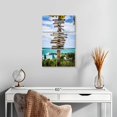 thumbnail image 2 of Elephant Stock Key West Destination Signs Wall Art - Vertical Multi Panel Canvas - Living Room Wall Decor - Places Multi Panel - Purple And Blue Decor - 14" x 23", 2 of 4