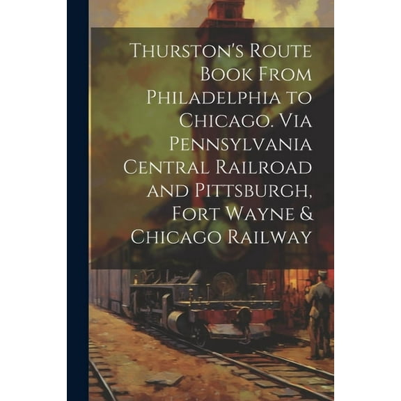 Thurston's Route Book From Philadelphia to Chicago. Via Pennsylvania Central Railroad and Pittsburgh, Fort Wayne & Chicago Railway (Paperback)