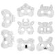 thumbnail image 5 of juego de máscara de pintura DIY, estilo animal, máscara de papel sin pintar, máscara de grafiti, suministros para manualidades DIY, 5 of 8