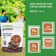 thumbnail image 3 of Herba life. Nutrition: High Protein Iced Coffee Drink Mix, Mocha Flavor, Made from Real Coffee, No Artificial Flavor or Added Sweeteners (12 Oz) 343g, 3 of 4
