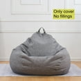 thumbnail image 1 of YouLoveIt Bean Bag Chairs Cover Couch Sofa Cover Home Indoor Lazy Lounger Adults Kids Only Cover Beanbag Chair Cover Furniture Sofa Cover(Not Included Filling), 1 of 5