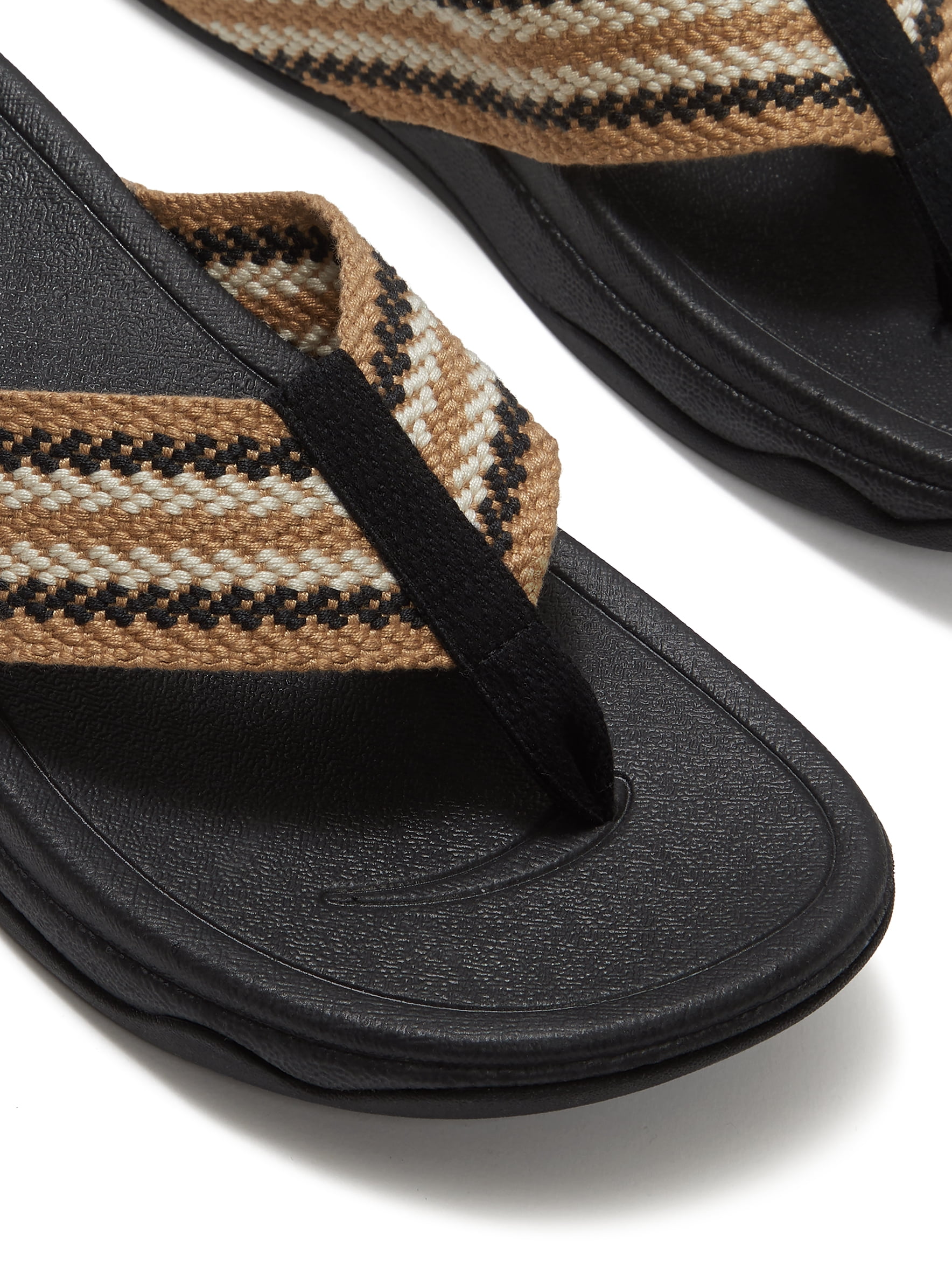 Fitflop Women's Surfa Stripe-Webbing Toe-Post Sandals