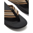 thumbnail image 6 of Fitflop Women's Surfa Stripe-Webbing Toe-Post Sandals, 6 of 7