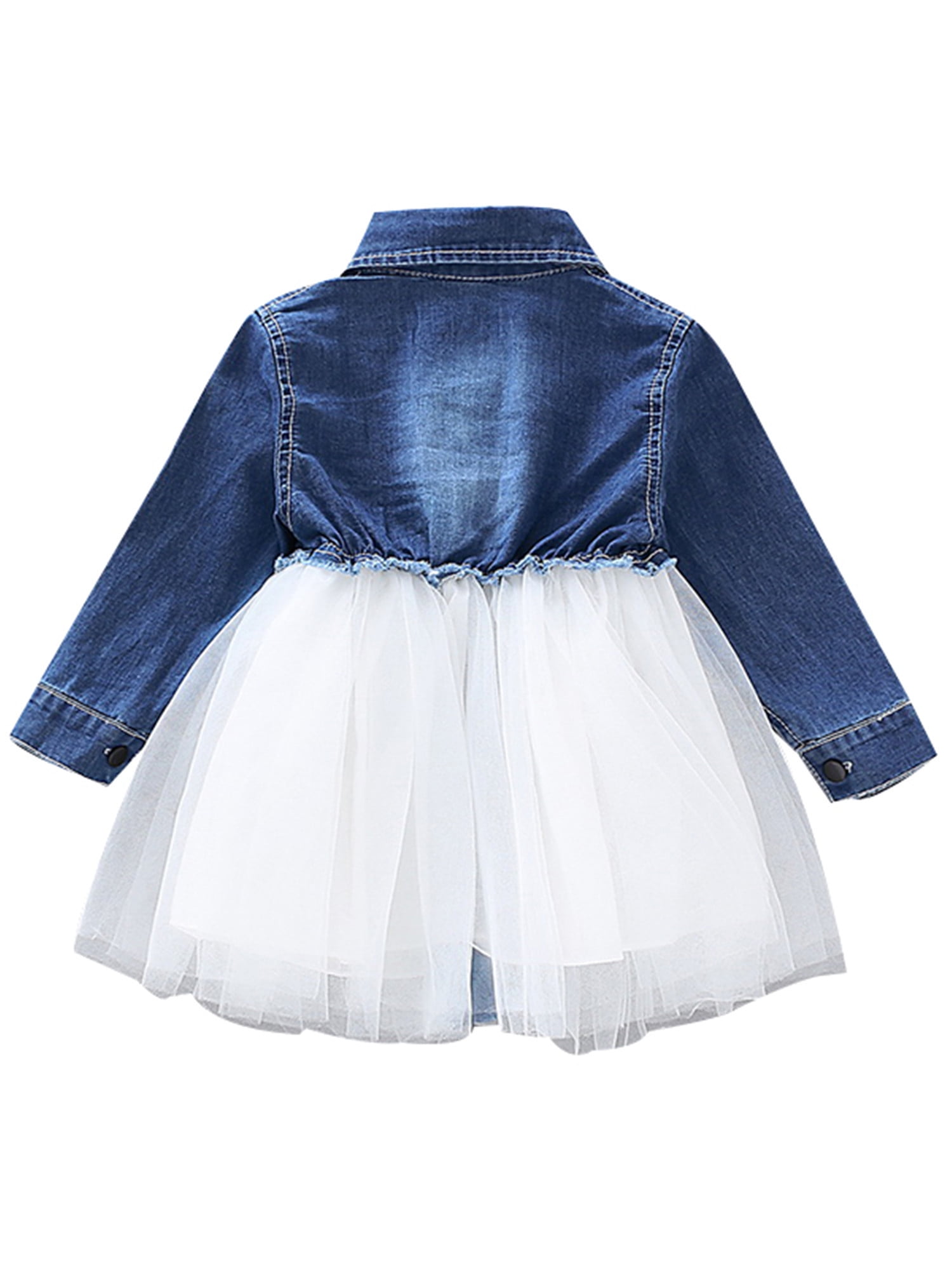 little girl denim tutu dress