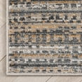 thumbnail image 3 of Well Woven Verity Abstract Area Rug, 7.83' x 10.5', Eclectic Geometric Pattern, Soft, Glam Pile, Distressed Design & Modern Color Palette, 3 of 8