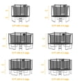 thumbnail image 3 of XMIKA Trampolines with Basketball Hoop, 15FT Trampoline for Kids and Adults, Outdoor Trampoline with Safety Enclosure Net, Lights, Sprinkler, 1500LBS Heavy Duty Recreational Backyard Trampoline, 3 of 8
