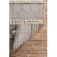 nuLOOM Hand Loomed Chevron Liles Area Rug or Runner