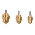 thumbnail image 1 of Kit De Escariador De Tuberías, Herramienta De Plomería, Vástago Hexagonal, Ingeniería Fina, Buena Compatibilidad, Juego De 3 Piezas Para El Hogar, 1 of 7