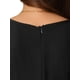 thumbnail image 5 of INSPIRAR CHIC Mono de Pierna Ancha para Mujer con Escote en V Sin Mangas Color Negro, 5 of 6