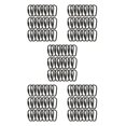 thumbnail image 1 of Bewildely 24 Piezas D Anillo Mosquetón de Bloqueo Llavero Mini Ganchos Mosquetones Clips Llavero Suministros Viajar Negro Type2 NO2, 1 of 6