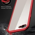 thumbnail image 6 of Double-Sided Tempered Glass Fully Protective Phone Case for iPhone 15 Plus, The Metal Frame Magnetically Closes The Back Cover. HD Clear Shell-Green, 6 of 7