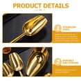thumbnail image 4 of palas para hielo de acero inoxidable, para bar y productos secos., 4 of 6