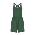 thumbnail image 5 of vigerkar Womens Athletic Romper Summer Casual Workout Running Jumpsuits One Piece Gym Yoga Outfits Beach Vacation Clothes AG, XL, 5 of 9