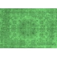 thumbnail image 1 of Ahgly Company Indoor Rectangle Oriental Emerald Green Industrial Area Rugs, 7' x 9', 1 of 4