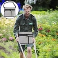 thumbnail image 4 of Bolsa de almacenamiento para herramientas ajustable portátil Bolsa de almacenamiento Bolsa de herramientas de reparación reforzada con bordes Gris shamjiam  Bolsa de almacenamiento, 4 of 7