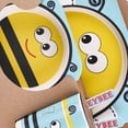 thumbnail image 4 of Kids Tableware Set 5Pcs Baby Bamboo spoon fork Fiber Cartoon Bowl Animal Dinnerware Set Toddler Cup Spoon Fork, 4 of 6